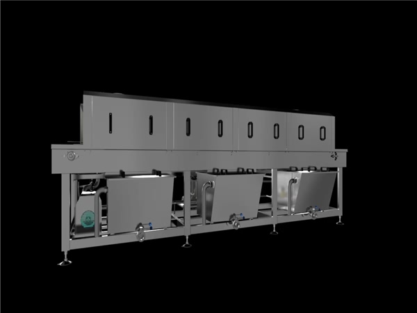周轉(zhuǎn)筐清洗機，筐箱滅菌清洗，周轉(zhuǎn)筐清洗500~800只，小時