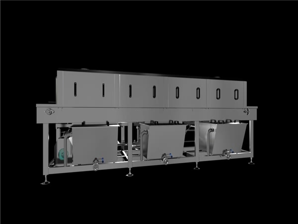 周轉(zhuǎn)筐清洗機，解決細菌殘留，降低50%能耗，提升效率80%