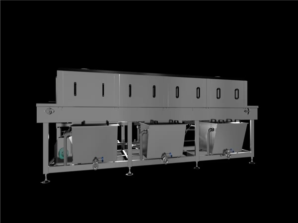 周轉(zhuǎn)筐清洗機，解決細菌殘留，降低50%能耗，提升效率80%