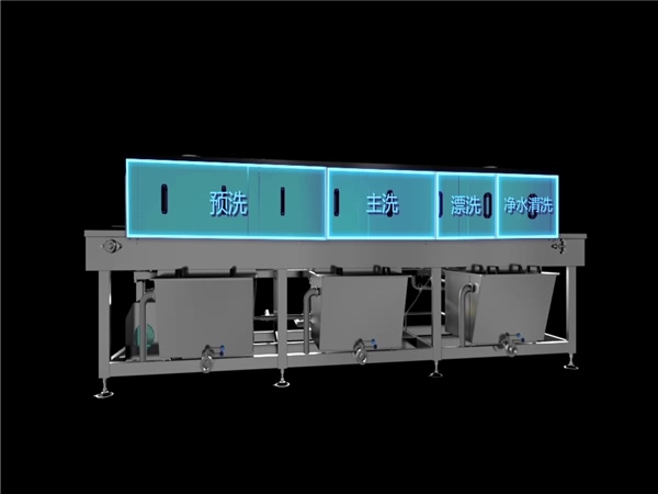 洗箱機(jī)廠家，消毒洗箱機(jī)，食品周轉(zhuǎn)筐清洗機(jī)